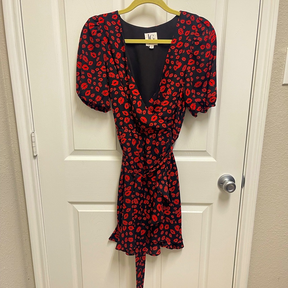 Lola Grace Kiss Lips Mini Dress